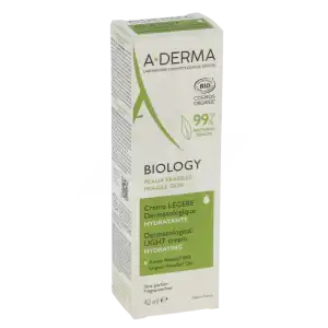 Acheter Aderma Biology Crème Légère Dermatologique Hydratante T/40ml à Labarthe-sur-Lèze