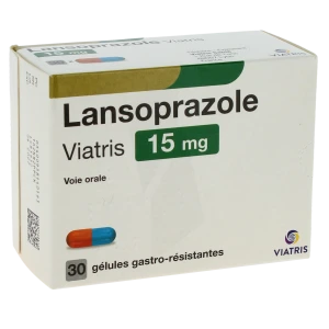 Lansoprazole Viatris 15 Mg, Gélule Gastro-résistante