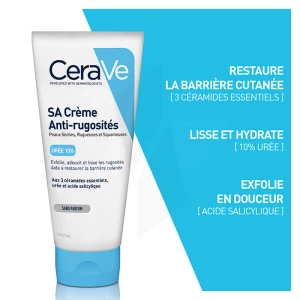 Cerave Sa Anti-rugosités Crème Anti-rugosités Pour Les Peaux Très Sèches Rugueuses Tube/177ml