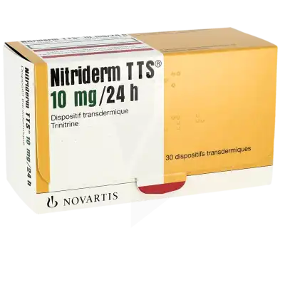 Nitriderm Tts 10 Mg/24 H, Dispositif Transdermique à Dreux