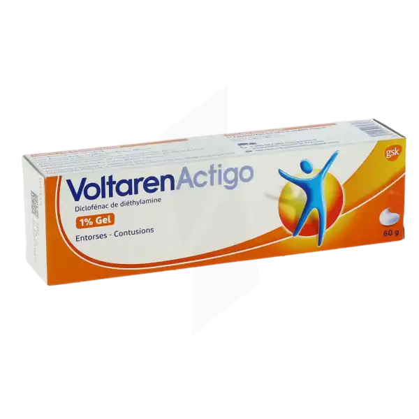 Voltarenactigo 1 % Gel T Lamin/60g