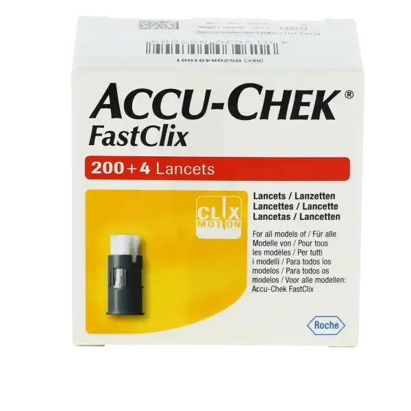 Accu-chek Fastclix Lancettes B/204
