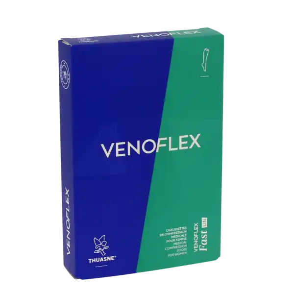 Venoflex Fast 2 Chaussette Lin Femme Naturel Taille 3n