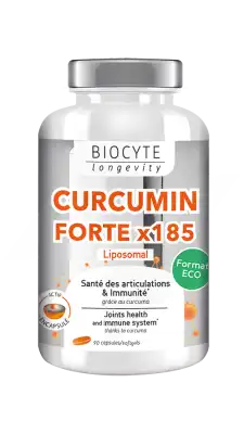 Biocyte Curcumin Forte X185 Liposome Caps B/90 à JACOU