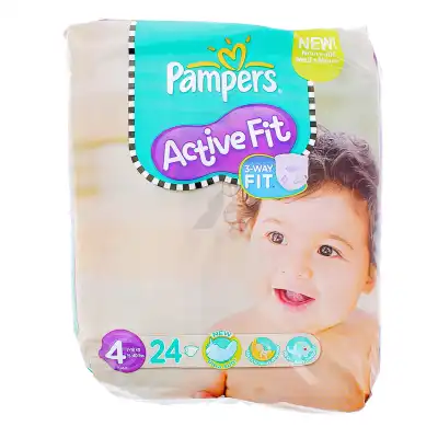 Pampers Couches Active Fit Taille 4 7-18 Kg X 26 à ELNE