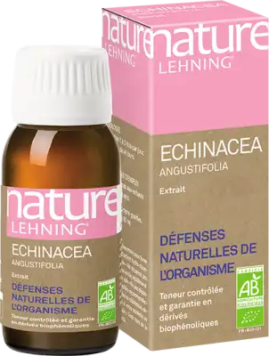 Lehning Nature Echinacéa Angustifolia Ab Extrait Hydroalcoolique Fl Compte Gouttes/60ml