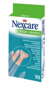 Nexcare Finger Plaster Pansements Papillon Doigt B/10