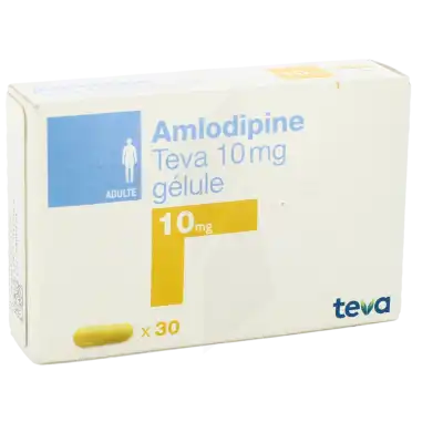 Amlodipine Teva 10 Mg, Gélule à LIVRON-SUR-DROME