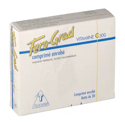 Fero-grad Vitamine C 500, Comprimé Enrobé à AMBARÈS-ET-LAGRAVE