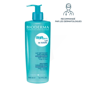 Bioderma Abcderm Lait De Toilette Bébé Nettoyant Sans Rinçage 500ml