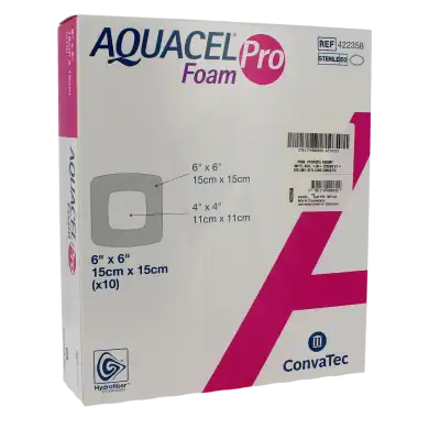Aquacel Foam Pro 15cmx15cm B/10 à MARSEILLE