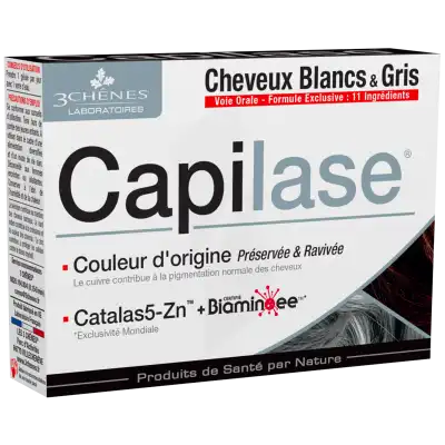 Capilase Gélules Cheveux Blancs & Gris B/30 à Pessac