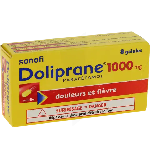 Doliprane 1000 Mg, Gélule