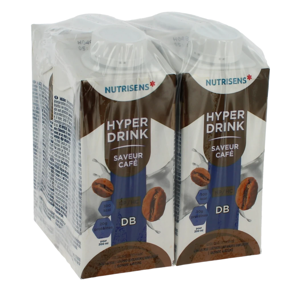 Nutrisens Hyperdrink Db Nutriment Café 4briques/200ml