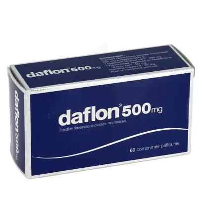 Daflon 500 Mg Comprimés Pelliculés Plq/60 à Saint-Gervais-la-Forêt