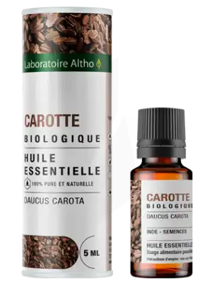 Laboratoire Altho Huile Essentielle Carotte (semences) Bio 5ml à Narbonne