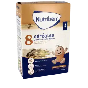 Nutribén Farine 8 Céréales Et Miel B/300g à VILLEFONTAINE