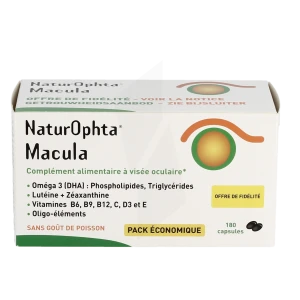 Naturophta Macula Caps Vieillissement Oculaire B/180