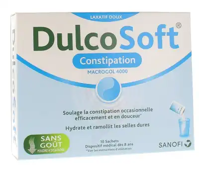 Dulcosoft Constipation Poudre Pour Solution Buvable 10 Sachets/10g à Auterive