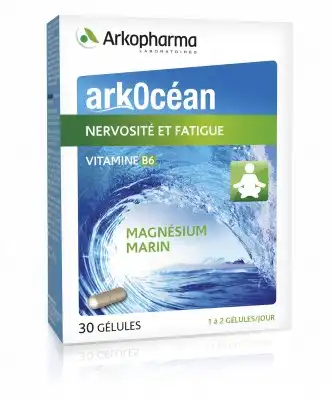 Arkocean Magnesium Marin Vitamine B6 Gélules Nervosité Fatigue B/30 à Beaujeu-Saint-Vallier-Pierrejux-et-Quitteur
