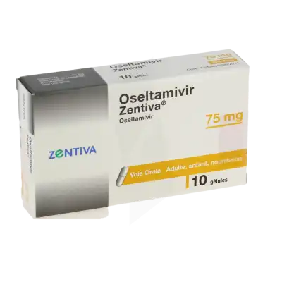 Oseltamivir Zentiva 75 Mg, Gélule à Paris
