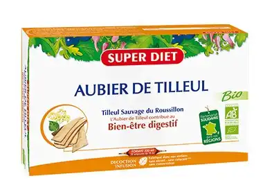 Superdiet Aubier De Tilleul Jus 20 Ampoules/15ml à Blere