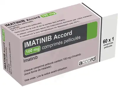 Imatinib Accord 100 Mg, Comprimé Pelliculé à Saint Leu La Forêt