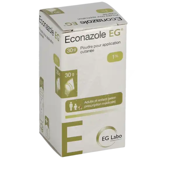 Econazole Eg 1 %, Poudre Pour Application Cutanée