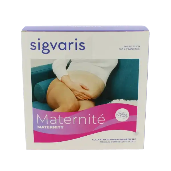 Sigvaris Maternite Transparent Collant  Femme Classe 2 Noir Medium Normal