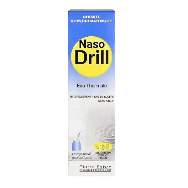 Nasodrill Solution Nasale Soin Nasal à L'eau Thermale De Luchon Spray/100ml