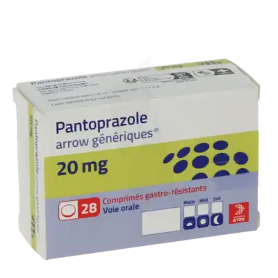 Pantoprazole Arrow Generiques 20 Mg, Comprimé Gastro-résistant à TOULOUSE