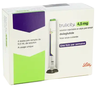 Trulicity 4,5 Mg, Solution Injectable En Stylo Pré-rempli à LE LAVANDOU
