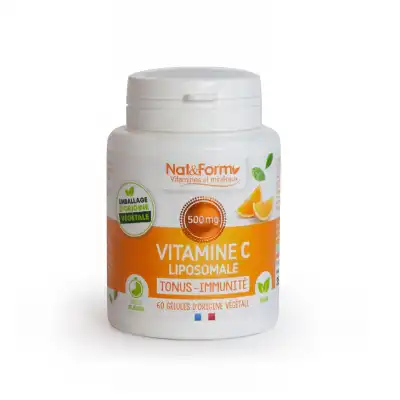 Nat&form Liposomale Vitamine C Liposomale 60 Gélules Végétales à Tarbes