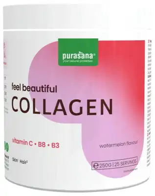 Purasana Beauty Collagene Saveur Pastèque Poudre 250g à Ménilles