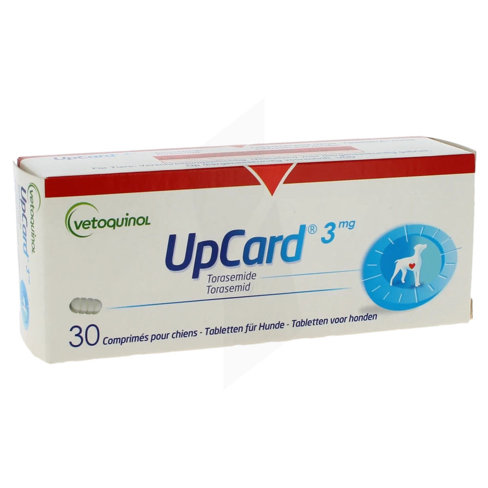 Upcard 3 Mg Comprimes Pour Chiens, Comprimé