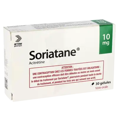 Soriatane 10 Mg, Gélule à Bassens