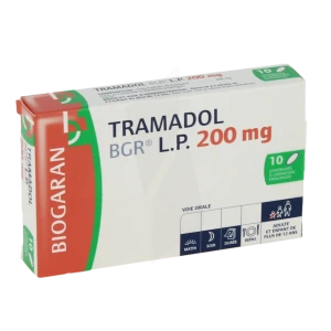 Tramadol Bgr L.p. 200 Mg, Comprimé à Libération Prolongée