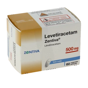 Levetiracetam Zentiva 500 Mg, Comprimé Pelliculé