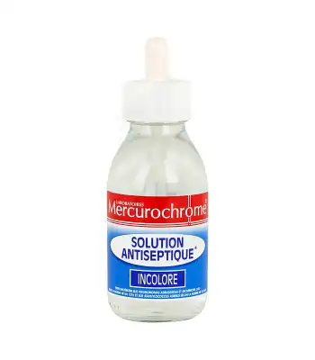 Mercurochrome Solution Antiseptique Incolore 100ml à Le havre