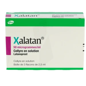 Xalatan 50 Microgrammes/ml, Collyre En Solution