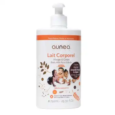 Aunea Lait visage et corps Fl pompe/750ml