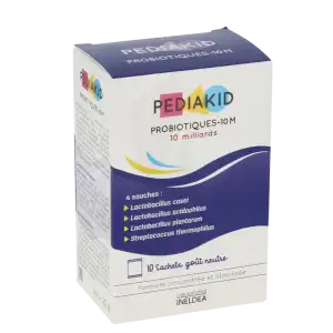Pédiakid Probiotiques 10m Poudre 10 Sachets à CLERMONT-FERRAND