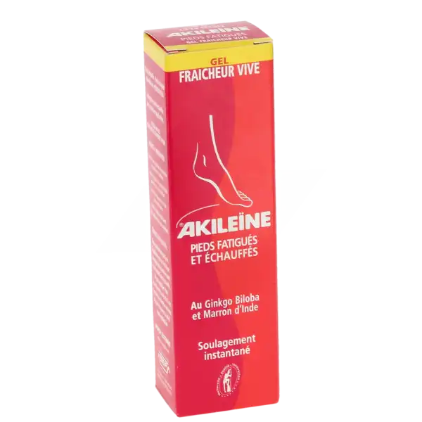 Akileine Soins Rouges Gel FraÎcheur Vive T/50ml