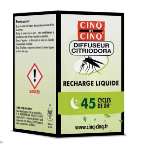 Cinq Sur Cinq Recharge Pour Diffuseur Citriodora