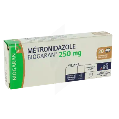 Metronidazole Biogaran 250 Mg, Comprimé Pelliculé à STRASBOURG