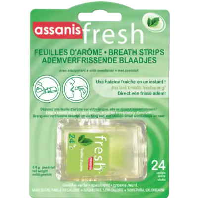 Assanis Fresh Feuille D'arôme Menthe Verte Blister/24 à RUMILLY