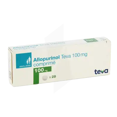 Allopurinol Teva 100 Mg, Comprimé à NANTERRE