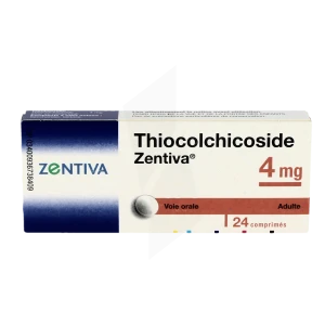 Thiocolchicoside Zentiva 4 Mg, Comprimé