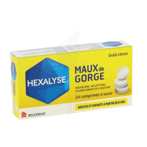 Hexalyse Comprimés à Sucer Plq/24