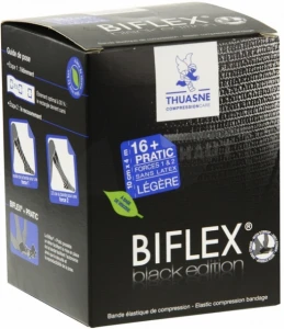 Thuasne Biflex Bande Contention Black 8cmx3m